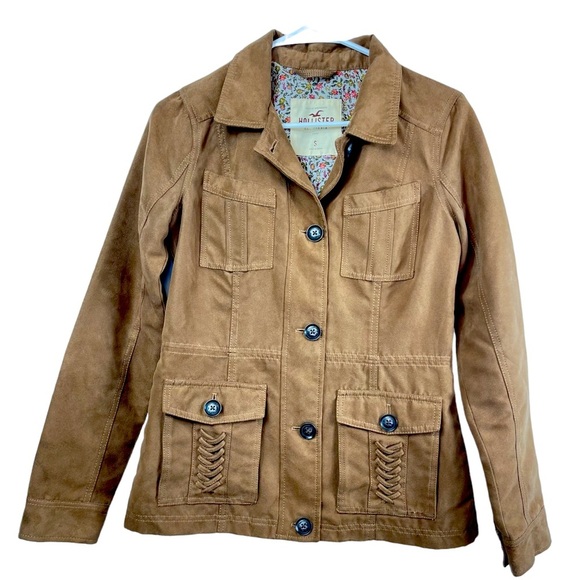 Hollister Jackets & Blazers - Hollister Tan Light Weight Coat/Blazer